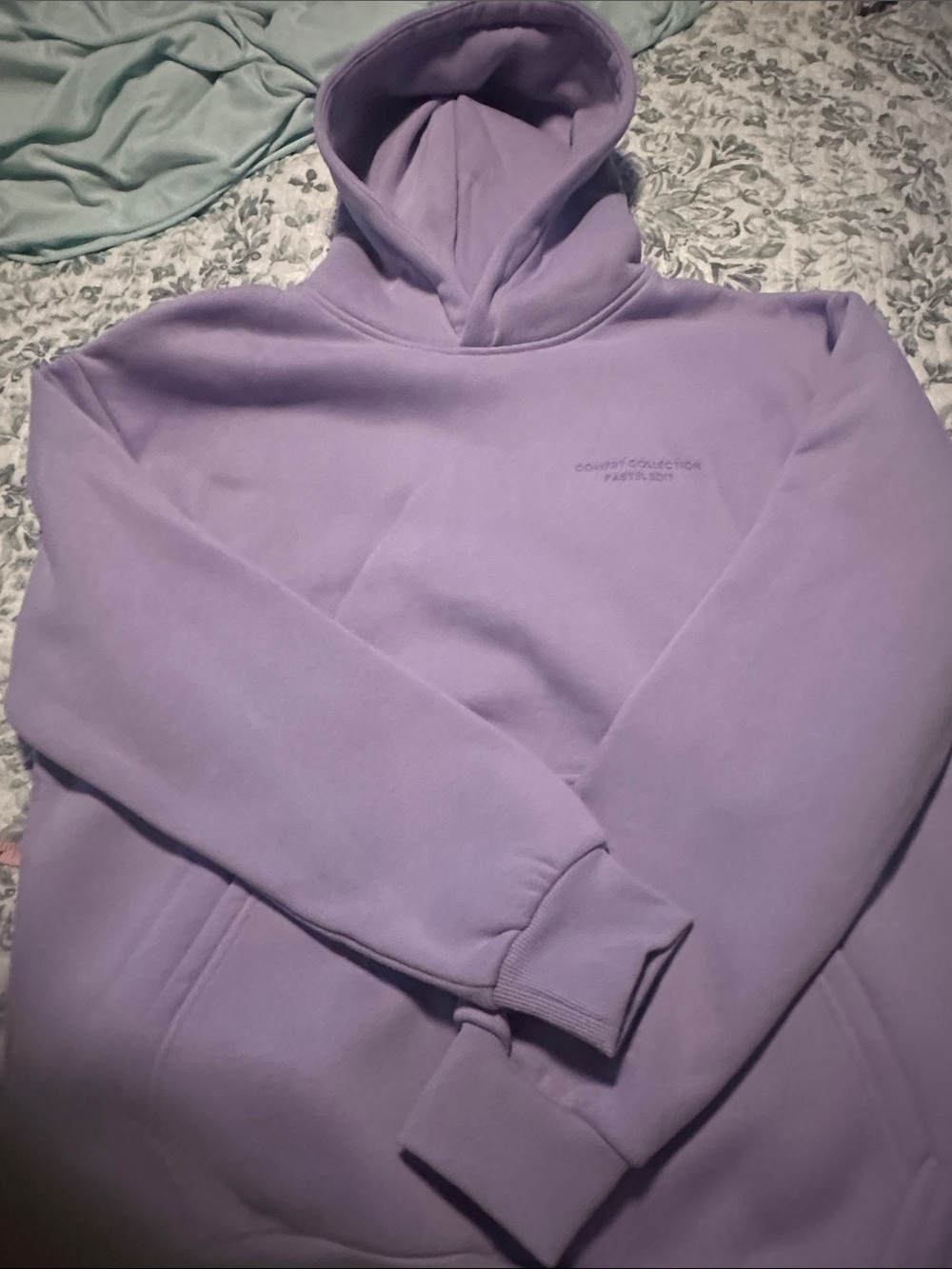 Unbranded Lavender Hooded Pullover Jacket